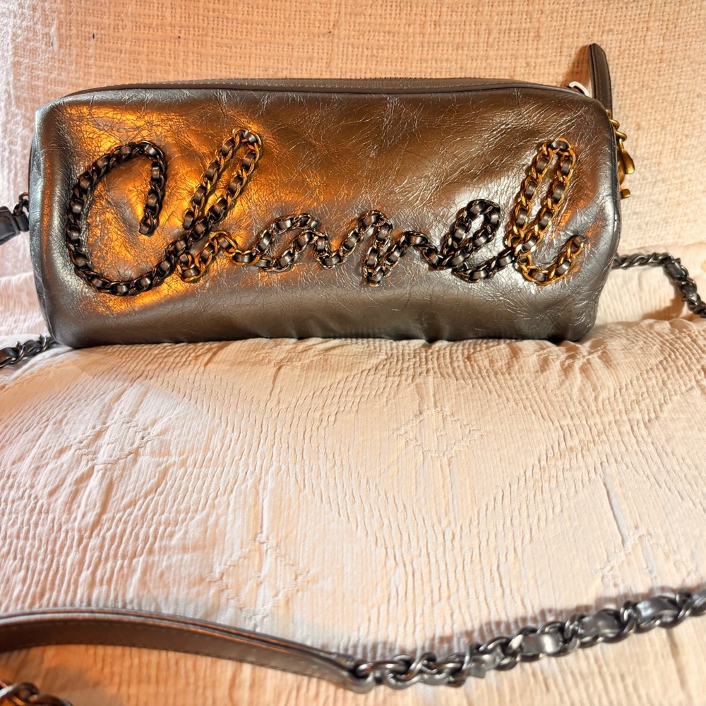 Chanel Chain Signature Bowling Bag